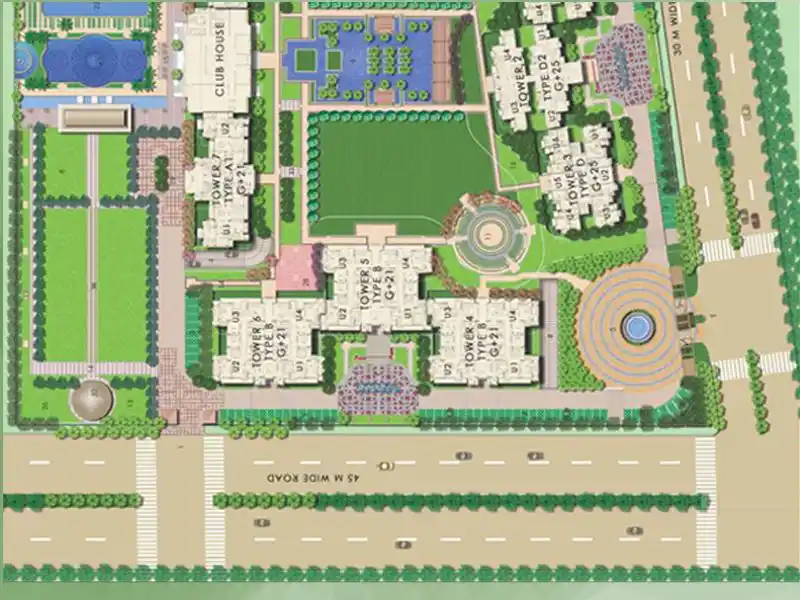 ACE Arte Sector 150 Site Plan